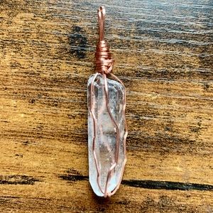 Raw Clear Quartz Necklace